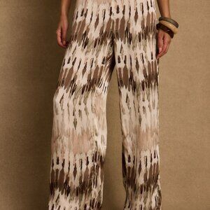 12th Tribe Taza Abstract Satin Pant Size LL